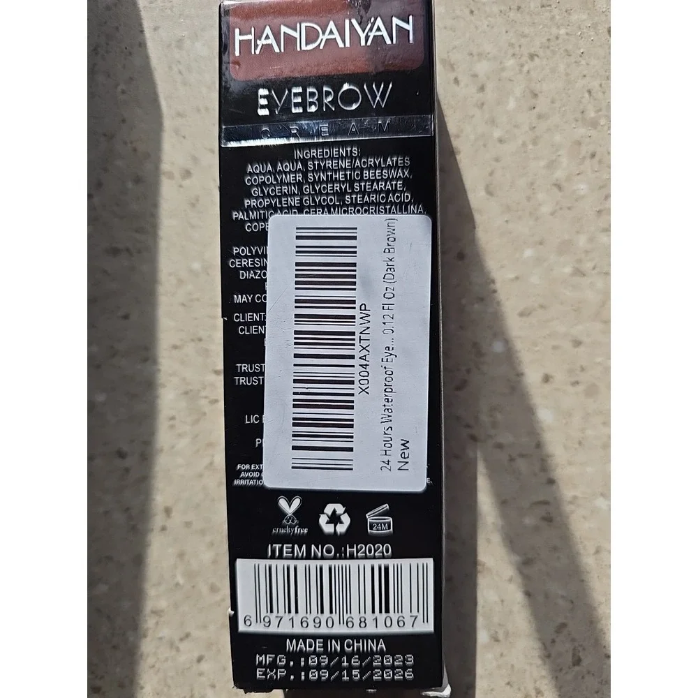 Handaiyan 24 Hour  Eyebrow‎ Gel Cream Brown. Color 05